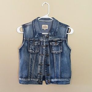 Papaya denim vest Juniors SZ S